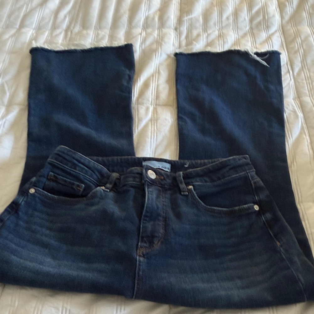 LOFT Deep Blue Women's Straight Leg Jeans - Picture 1 of 5